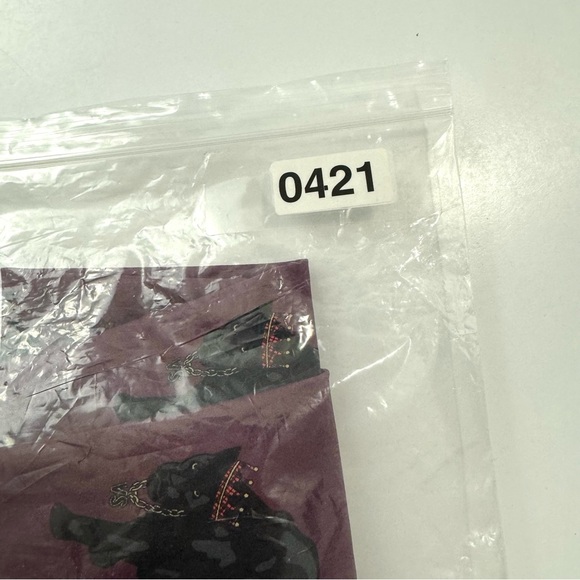 Victorias Secret Womens Black Panther Leggings Purple 7/8 Tight High Rise Sz M - Picture 14 of 14